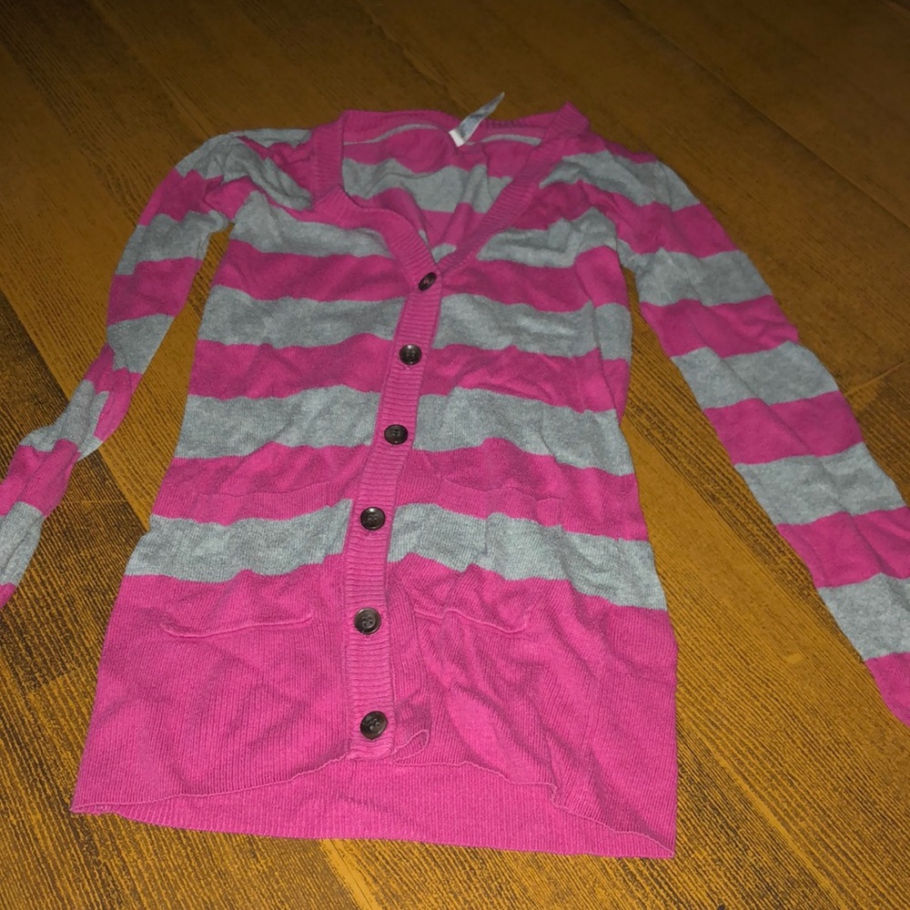 Girls button down sweater